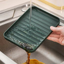 Pot Lid and Utensil Stand With Removable Drain Tray | Kitchen Spoon Rest for Cooking with Lid Rack