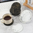Set of 6 Marble Print Coasters