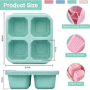 bento box with dimensions and texture features highlighted
