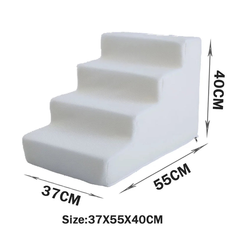 Pet Furniture Stairs - Detachable Sponge Step Ladder for Cats & Dogs for Furniture