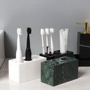 Natural Marble Toothbrush Holder | Fits Electric Toothbrushes