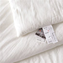 Japanese Quilts – Summer Pure White Cotton Duvets for Double Couple Beds | Queen Size Cold Comforter