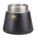 Black Stovetop Moka Pot | Stainless Steel Espresso Coffee Maker