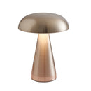 Metallic LED Touch Sensor Rechargeable Table Lamp
