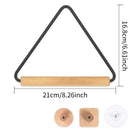 Toilet Paper Roll Holder Wooden Paper Roll Hook – Bathroom Storage Rack