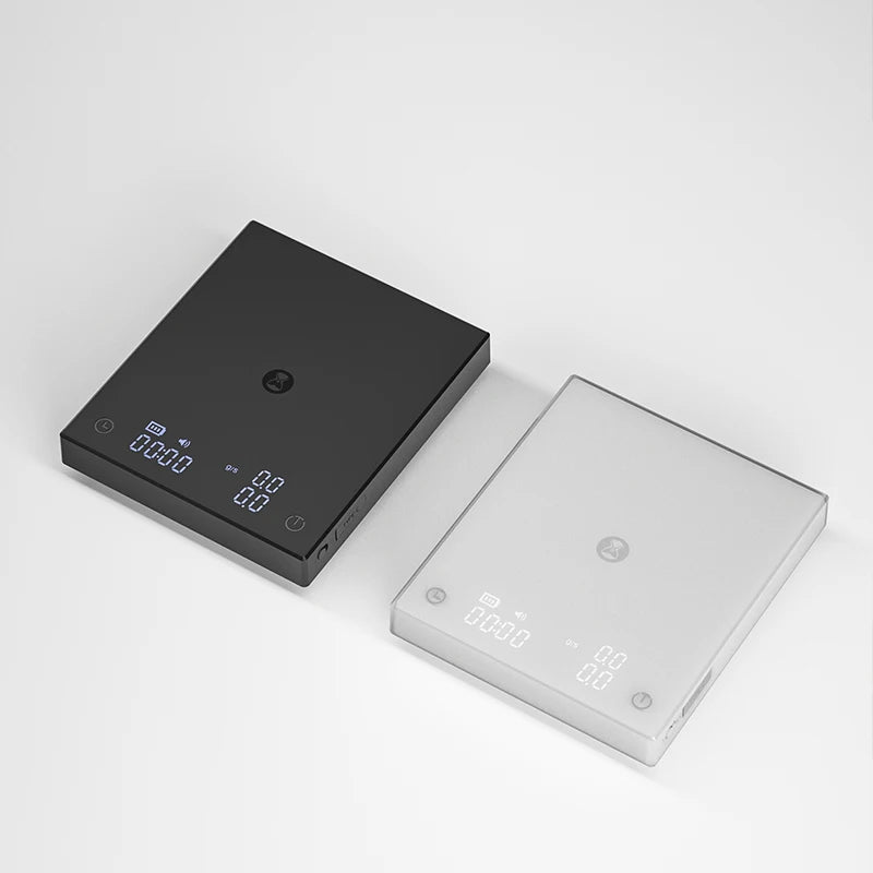 Black Mirror Basic+2 Digital Coffee Scale – Mini Kitchen Scale with Timer & USB Charging