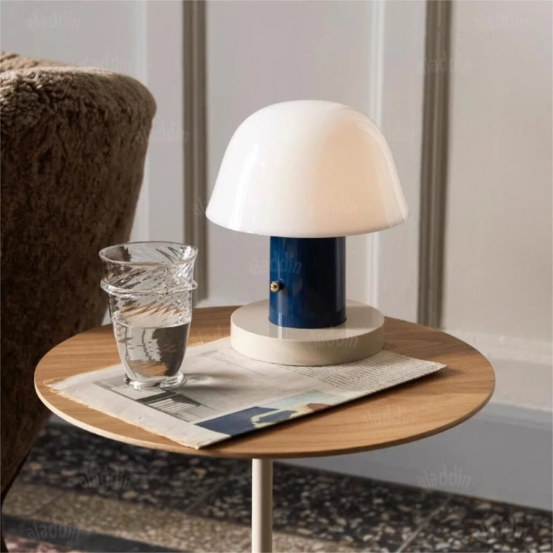 Cordless Mushroom Table Lamp – Rechargeable LED Night Light for Bedroom, Living Room and Outdoor Use