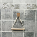 Wall-Mounted Wooden Toilet Paper Holder – Stylish Bathroom Accessory