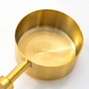 Stylish Measuring 4-Piece Cup and Spoon Sets | Stainless Steel with Wooden Handle in Gold, Black, or Silver
