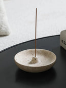 Vintage Style Travertine Incense Burner