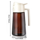 2-in-1 Light-Blocking Brown Olive Oil Dispenser Bottle | Spray and Pour Oil with this Multi-Purpose Kitchen Oil Bottle