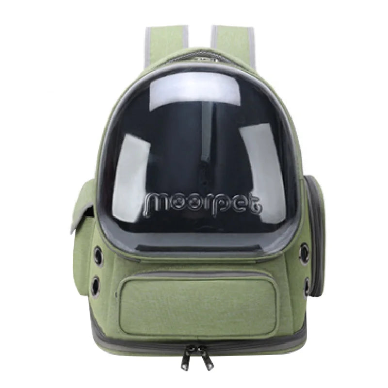 Transparent Pet Cat Carrier Backpack – Outdoor Travel Bag for Cats & Small Dogs