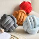 Knot Ball Pillow | Soft Plush Round Cushion for Bedroom or Home Decor