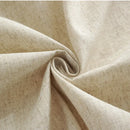 Linen-Look Cotton Washable Tablecloth – Elegant Flax Colour for Weddings, Parties, and Home