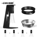 Adjustable Espresso Distribution Tool | Needle Coffee Stirrer with Magnetic Stand