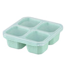 4-Compartment Bento Box For Lunch, Leftovers, Meal Prep or Snacks | Wheat Straw, Dishwasher Safe