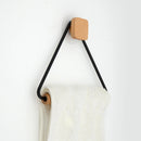 Toilet Paper Roll Holder Wooden Paper Roll Hook