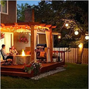 50 or 100 Crackle Effect Ball String Lights | Solar, Outdoor, Waterproof