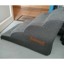 Stylish Grey High-Density Foam Pet Steps with Durable Non-Slip Waterproof Fabric Cover | Protect Your Pets' Joints with Dog Stairs for the Bed, Sofa, RV.