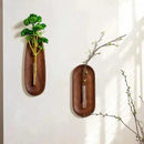 Wall-Hanging Test Tube Plant Holder | Minimalist Display for Cuttings and Dried Flowers
