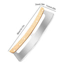 Stainless Steel Pizza Cutter with Wooden Handle + Protective Cover