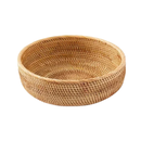 Handwoven Rectangular Rattan Wicker Basket