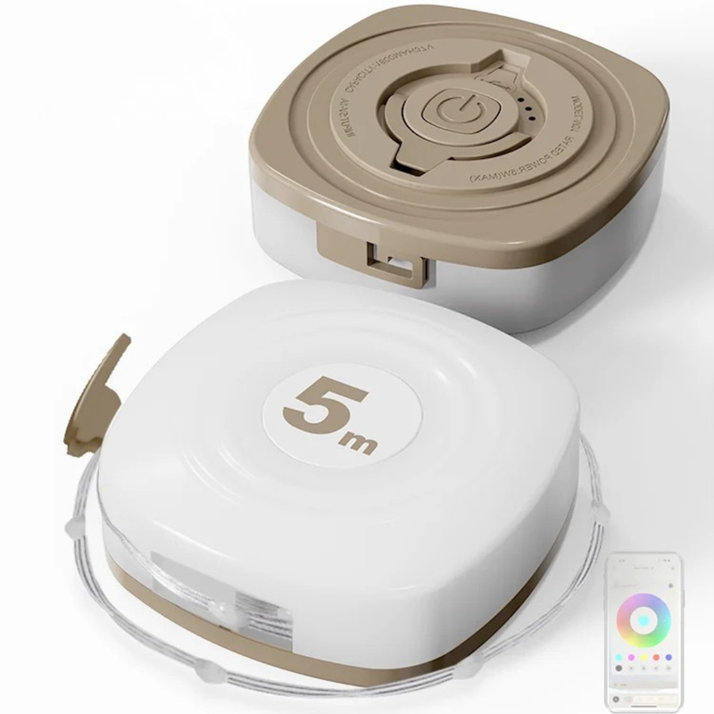 Portable LED String Lights for Outdoors, Camping, Parties |  Waterproof, Smart APP, Rechargeable, Colour Changing