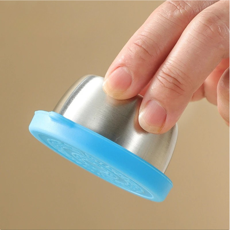 Set of 6 Reusable Salad Dressing Containers | Leakproof Silicone Lids