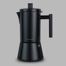 Black Stovetop Moka Pot | Stainless Steel Espresso Coffee Maker